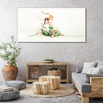 Love in the shadow Canvas wall art