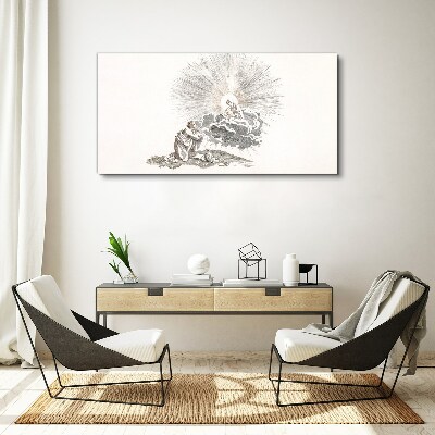 Figure abstraction child Canvas Wall art