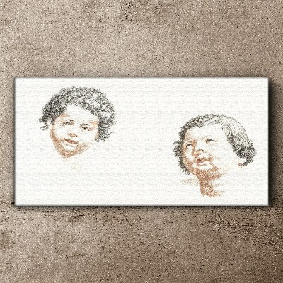 Portrait of a Child's Joy Print on canvas