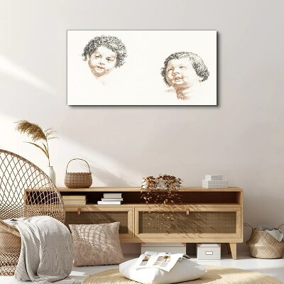 Portrait of a Child's Joy Print on canvas