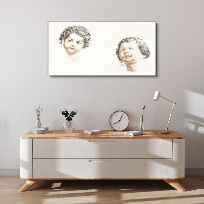 Portrait of a Child's Joy Print on canvas