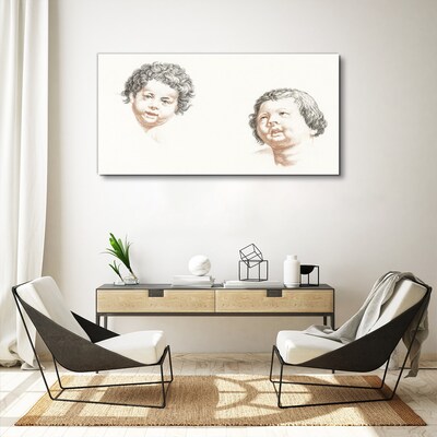 Portrait of a Child's Joy Print on canvas
