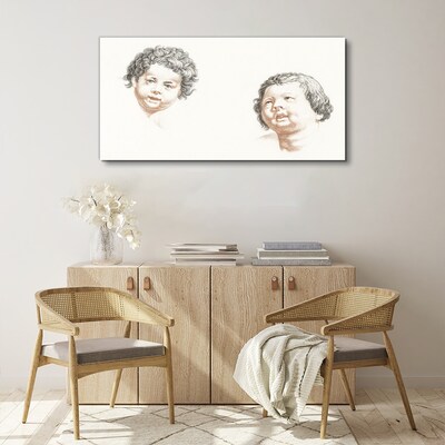Portrait of a Child's Joy Print on canvas