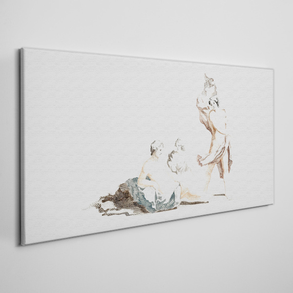 A scene from artistic life Print on canvas