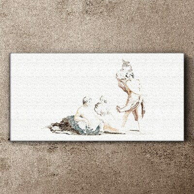 A scene from artistic life Print on canvas