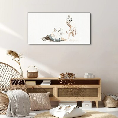 A scene from artistic life Print on canvas