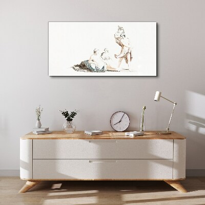 A scene from artistic life Print on canvas