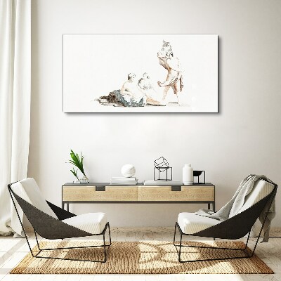A scene from artistic life Print on canvas