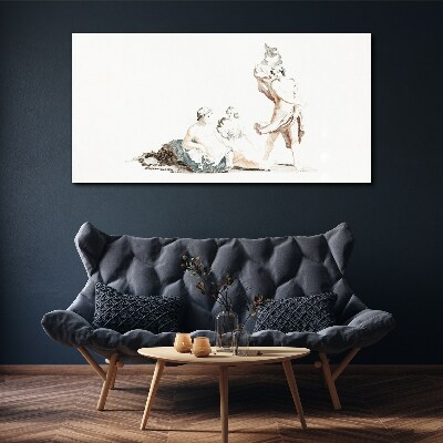 A scene from artistic life Print on canvas