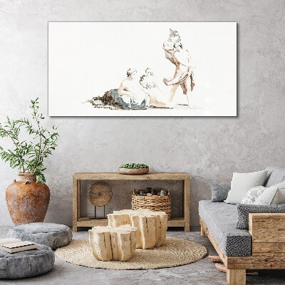 A scene from artistic life Print on canvas
