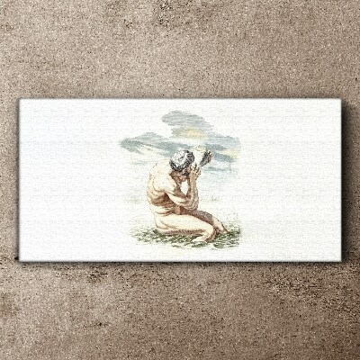 Reflection on nature Canvas wall art