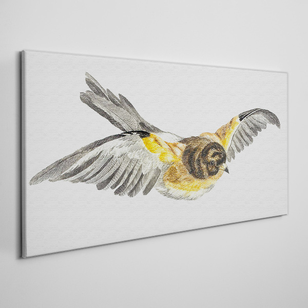 The majestic flight of a bird Print on canvas