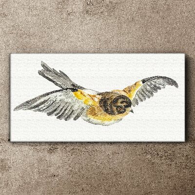 The majestic flight of a bird Print on canvas