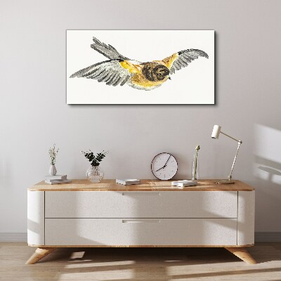 The majestic flight of a bird Print on canvas