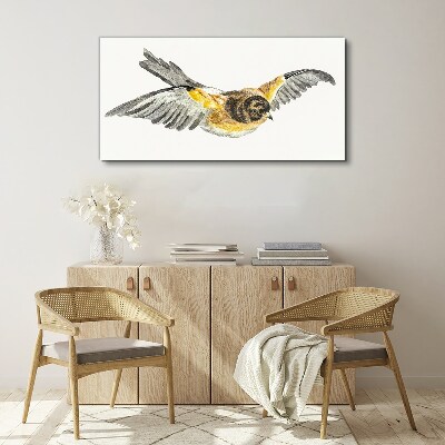 The majestic flight of a bird Print on canvas
