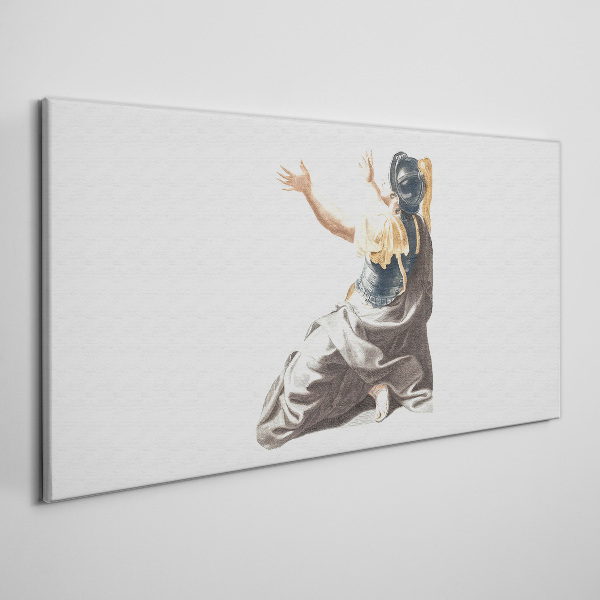 Report to heaven Canvas wall art