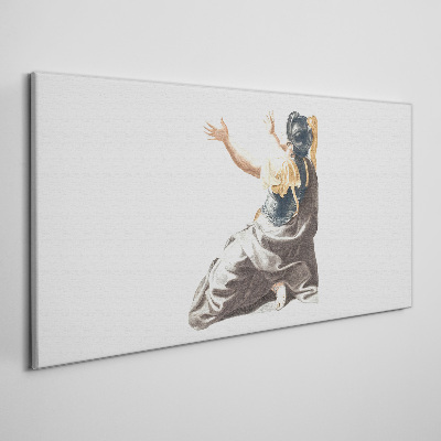 Report to heaven Canvas wall art