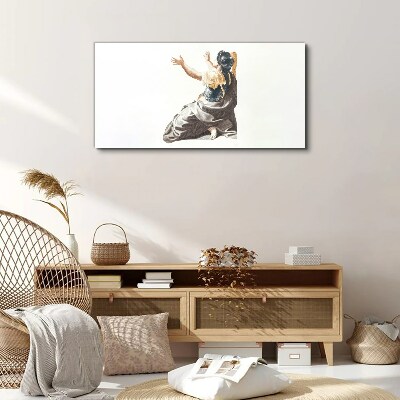 Report to heaven Canvas wall art