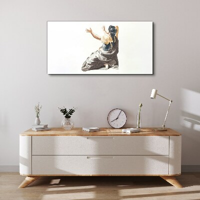 Report to heaven Canvas wall art