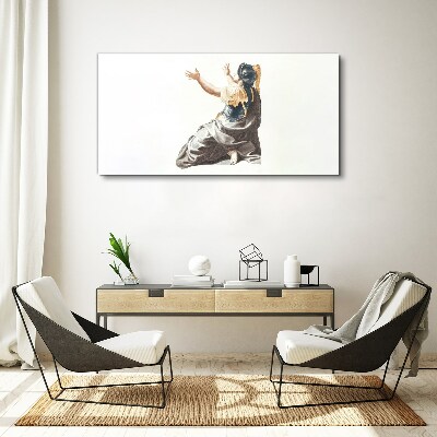 Report to heaven Canvas wall art