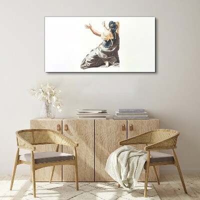 Report to heaven Canvas wall art