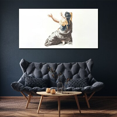 Report to heaven Canvas wall art