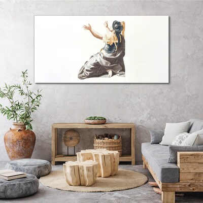 Report to heaven Canvas wall art