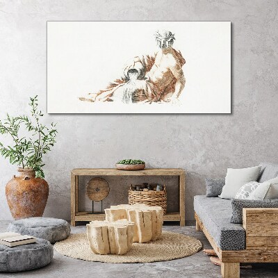 Ancient greece traditional Canvas Wall art