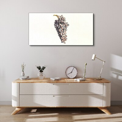 Grapes in soft light Print on canvas