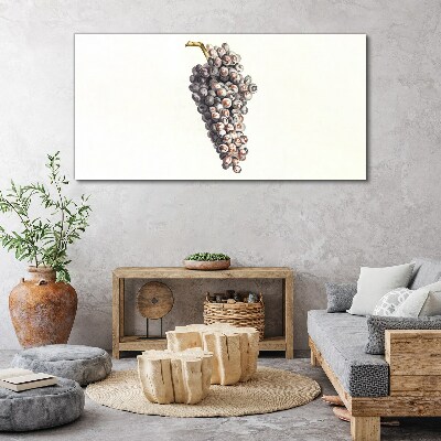 Grapes in soft light Print on canvas