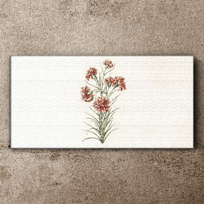 Flowers in delicate shades of pink Print on canvas