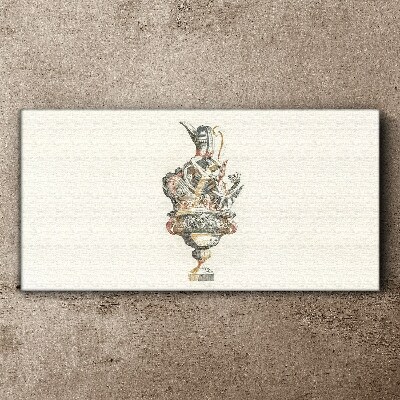 The charm of a classic vase Canvas wall art