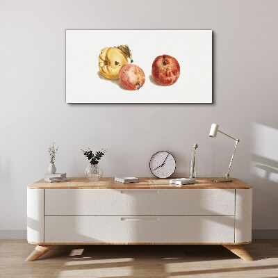Fruits in pastel shades Print on canvas