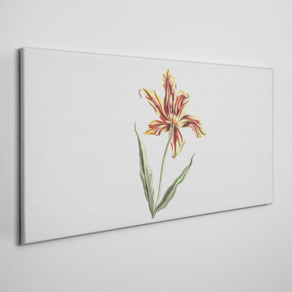 Floral arrangement in warm colors Canvas wall art