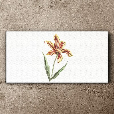Floral arrangement in warm colors Canvas wall art