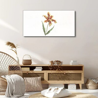 Floral arrangement in warm colors Canvas wall art