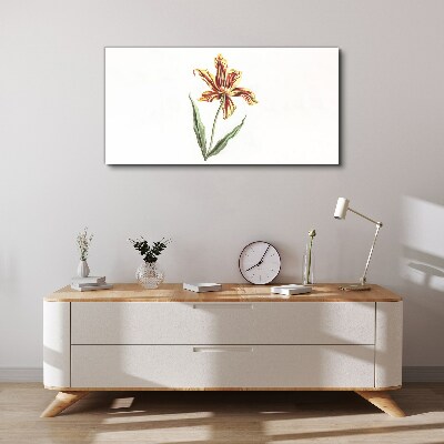 Floral arrangement in warm colors Canvas wall art