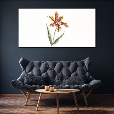 Floral arrangement in warm colors Canvas wall art