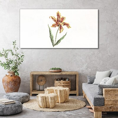 Floral arrangement in warm colors Canvas wall art