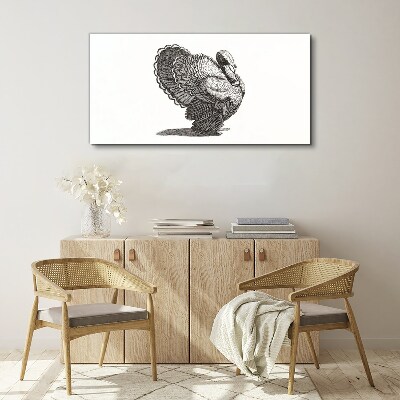 The elegance of turkey in detail Print on canvas