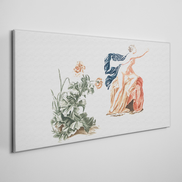 Sensuality of Nature and Art Canvas wall art