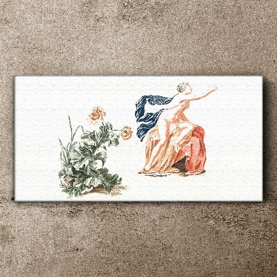 Sensuality of Nature and Art Canvas wall art