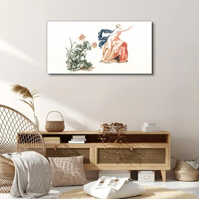 Sensuality of Nature and Art Canvas wall art