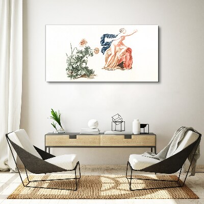 Sensuality of Nature and Art Canvas wall art