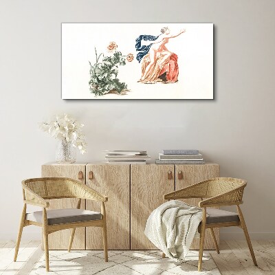 Sensuality of Nature and Art Canvas wall art