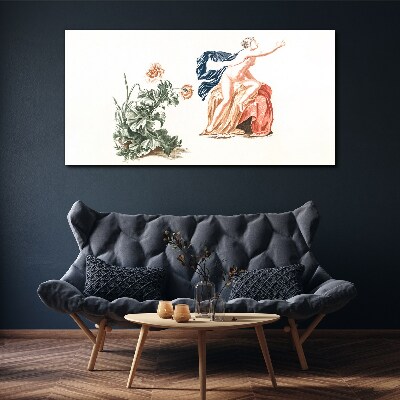Sensuality of Nature and Art Canvas wall art