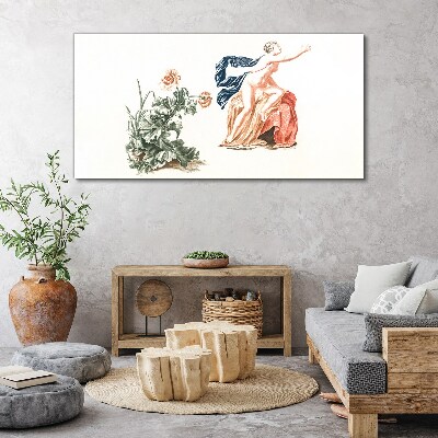 Sensuality of Nature and Art Canvas wall art