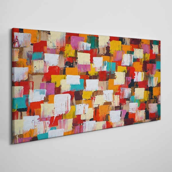 Colorful mosaic abstract pattern Print on canvas