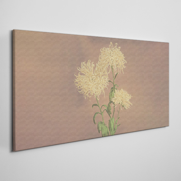 A floral dream in pastel tones Canvas wall art