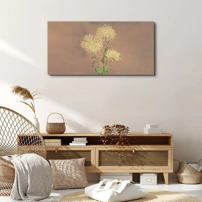 A floral dream in pastel tones Canvas wall art